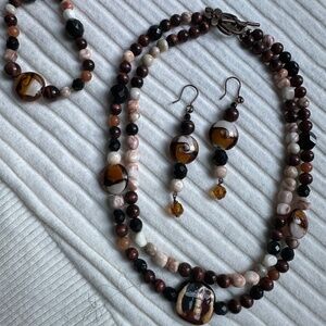 Custom handmade necklace set